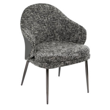 Krzesło kątowe czarne negocjowanie pojedynczego krzesła